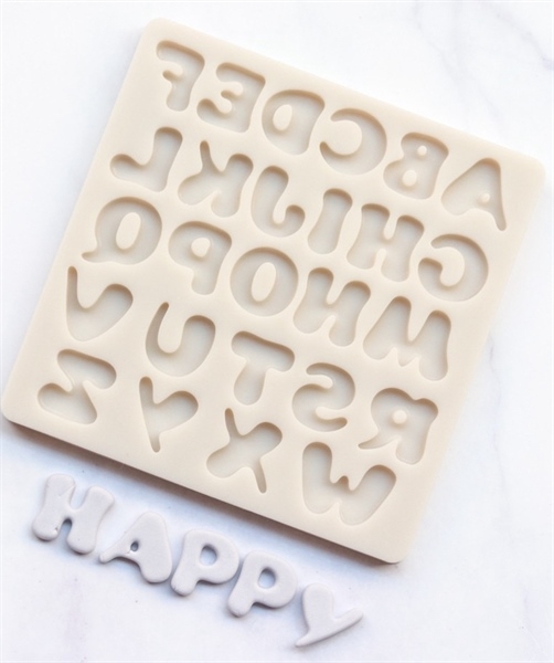 Khuôn Silicon - Chữ Cái Thường - 1.9cm