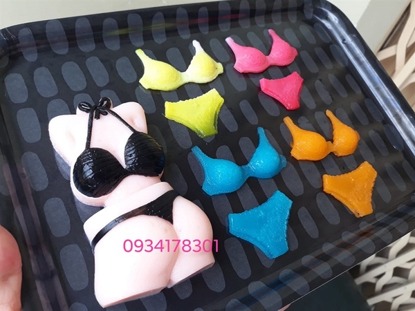 Khuôn Silicon - Quần Áo - Đồ Tắm Bikini Mảnh 2c