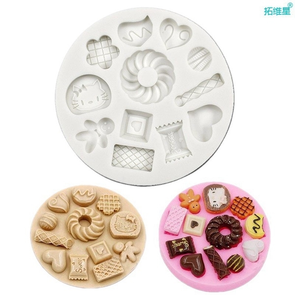 Khuôn Silicon - Bánh  Kẹo Tim 12c