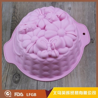 Khuôn Silicon - Côn Trùng - Bướm Hoa 20cm