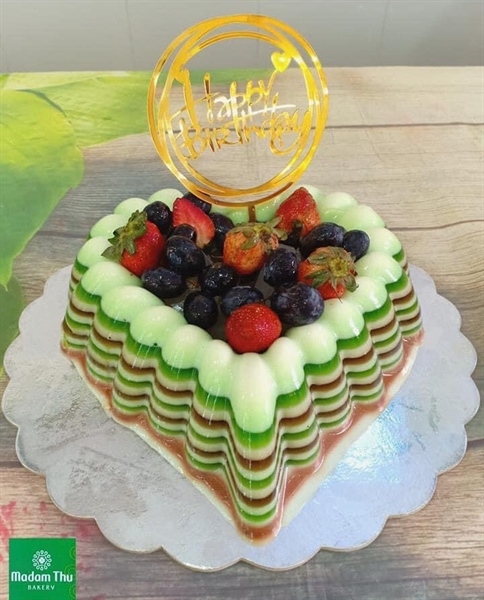 Khuôn Silicon  - Đế Trái Tim 20Cm cao 7.4Cm