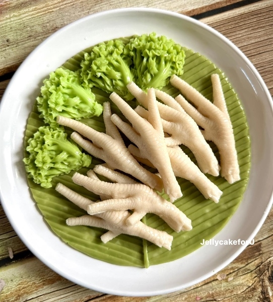 Khuôn Silicon - Món Ăn - Mực Cắt 4.4cm