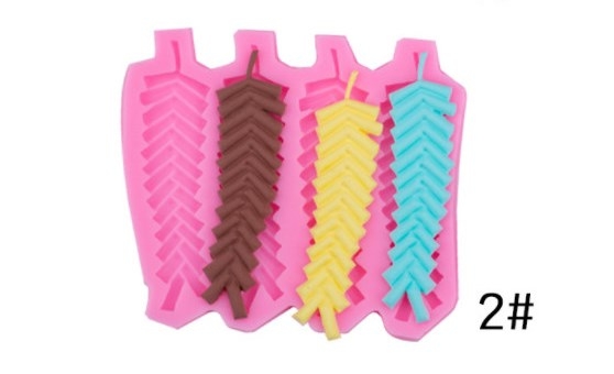 Khuôn Silicon - Tết Dây Pháo Dài Set 4