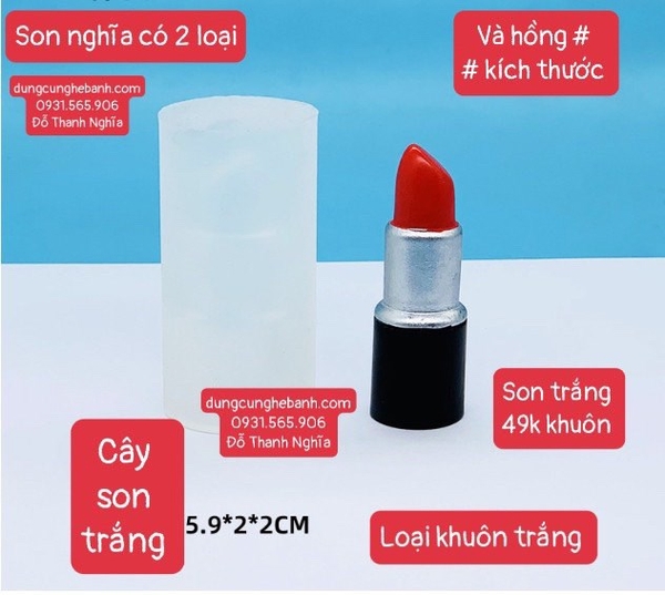 Khuôn Silicon - Trang Điểm - Cây Son - Thỏi Son #2