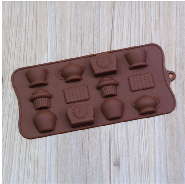 Khuôn Silicon - Bánh Bình Tách Trà