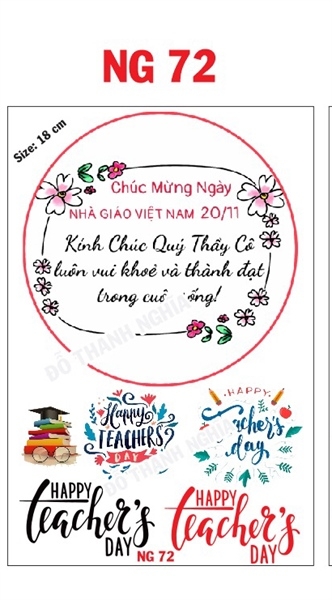 Decal Nhà Giáo 20/11 - DNG - DNG72