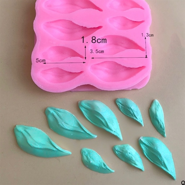Khuôn Silicon - Lá Lá Tulip 8c