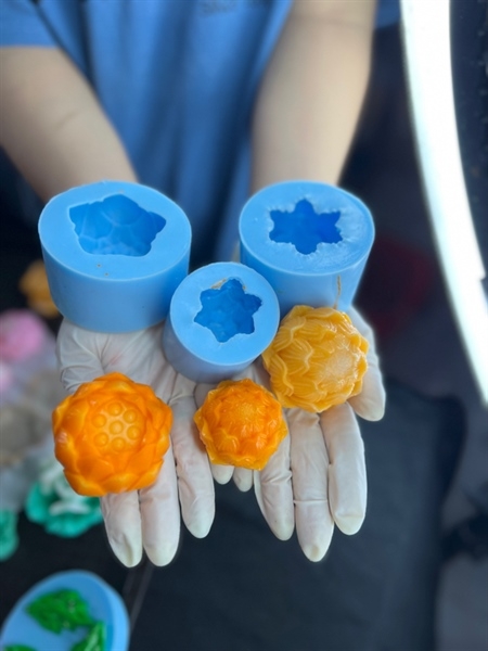 Khuôn Silicon - Búp Sen Set 3