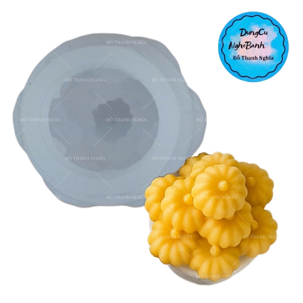 Khuôn Silicon - Trái Cây - Giỏ Bí 6.5cm