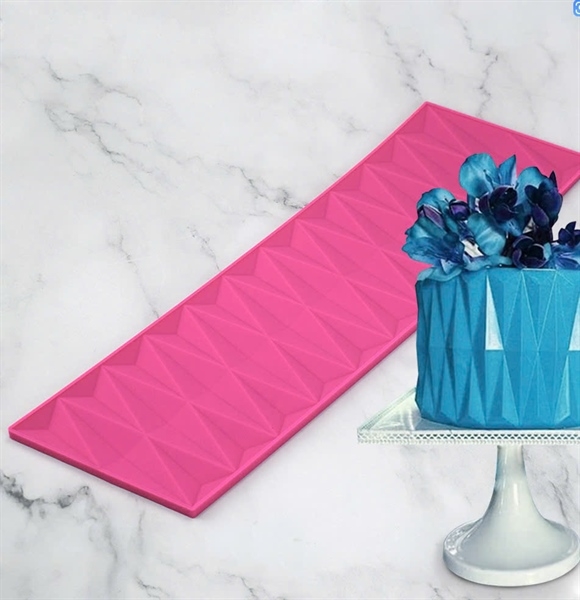 Khuôn Silicon - Viền Mảng 2D - Tam Giác 40cm