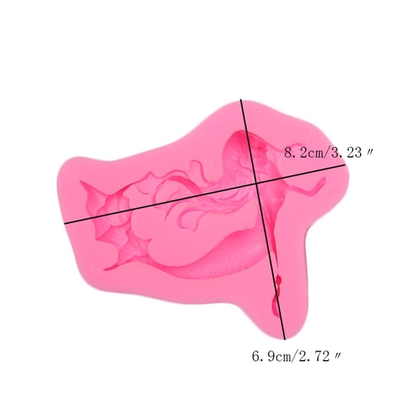 Khuôn Silicon - Biển Tiên Cá - 6.5cm