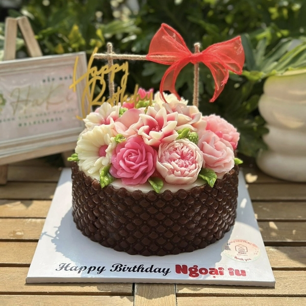 Khuôn Silicon - Viền Mảng 2D - Tứ Giác Chấm 16x10cm