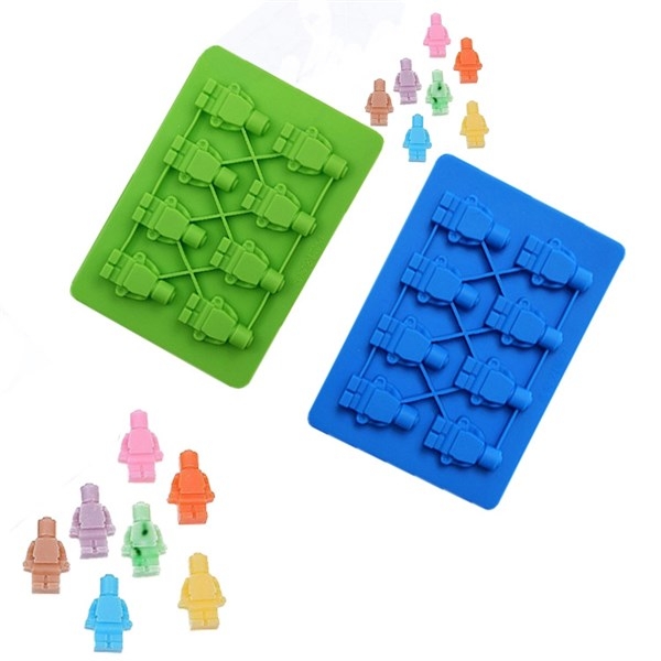 Khuôn Silicon - Em Bé - Lego Robot Vĩ 4cm 8c