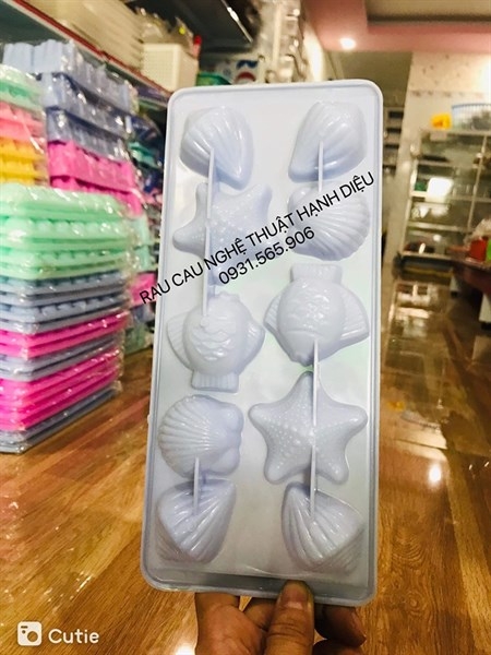 Khay Đá Nhựa VT - KD17 - TH 10c - Hải Sản Lớn