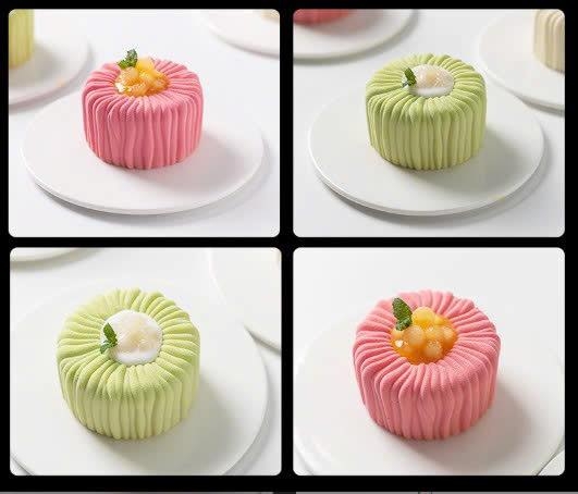 Khuôn Silicon - Đế Hình Tròn Khía 11.5cm