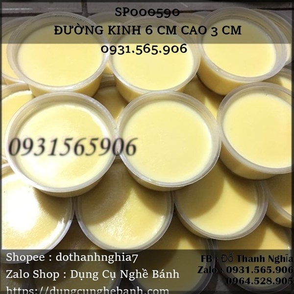 Hộp Nhựa - Bánh Flan VT - Số 0 - 125ml