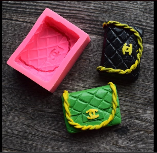 Khuôn Silicon - Túi Xách 9x7cm