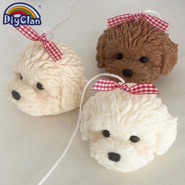 Khuôn Silicon - Động Vật - Mặt Chó  8cm