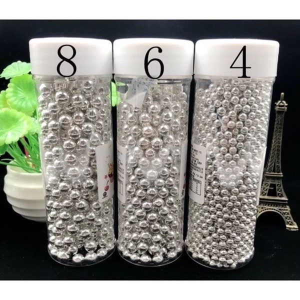 Kẹo Bi 8Mm Trang Trí Bánh - BI VÀNG 8mm