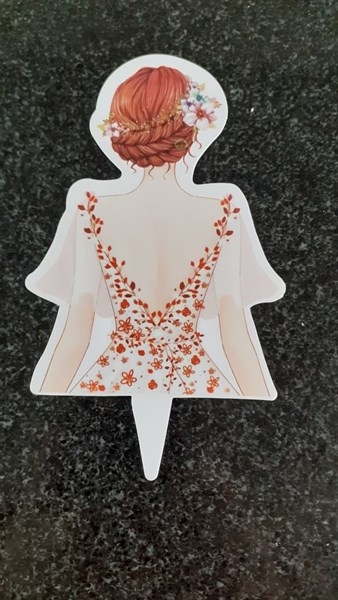 Phụ Kiện Trang Trí Hình Cô Gái Set 12