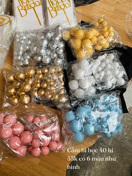 Bi - Hạt Tròn - Trân Châu - PKC - Xanh Bóng