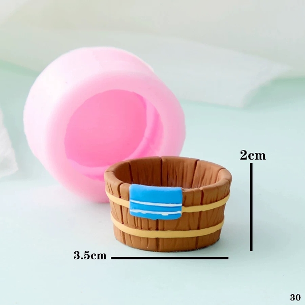 Khuôn Silicon - Chậu 3.5cm