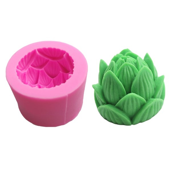 Khuôn Silicon - Hoa Sen Nụ - 5.8cm Búp
