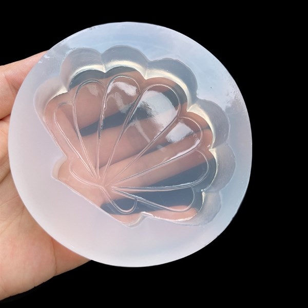 Khuôn Silicon - Biển - Sò - 8cm