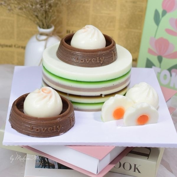 Khuôn Silicon - Bánh Bao - 7.4Cm