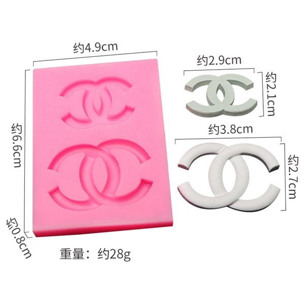 Khuôn Silicon - Logo - Chanel Lớn - Nhỏ 2c