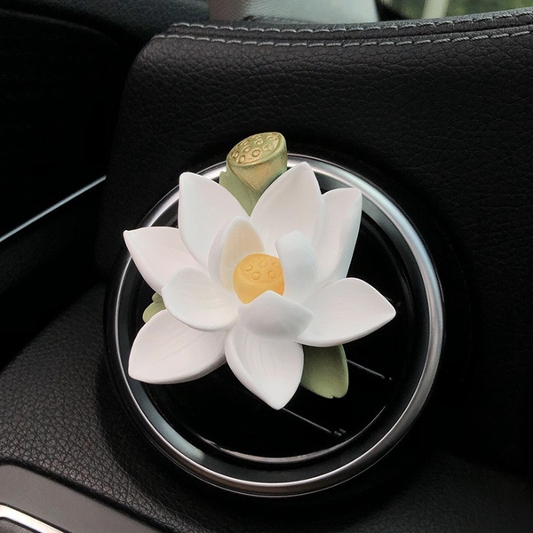 Khuôn Silicon - Hoa Sen Thái Nở - Sen 7.3cm Kèm Đài