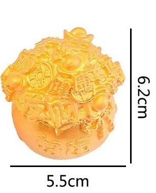 Khuôn Silicon - Hủ Vàng - 5.5cm Đứng