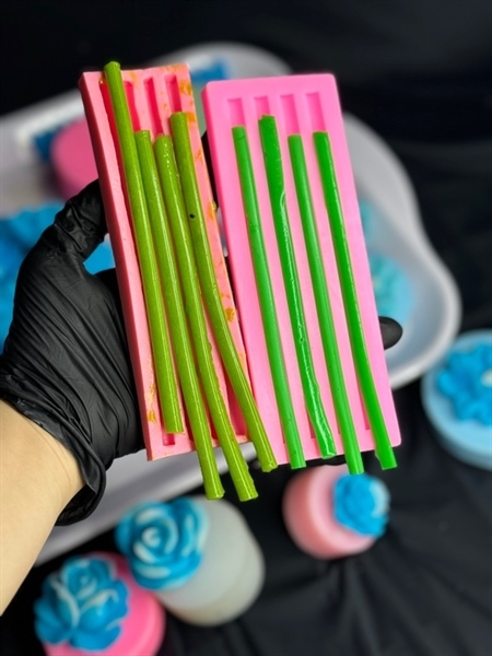 Khuôn Silicon - Cành Nhánh cây tròn Dài - 14.6cm