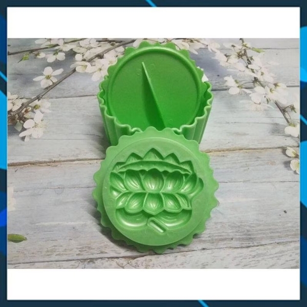 Khuôn Ấn Xôi - Tròn Khía NL - 9cm - Hoa Sen
