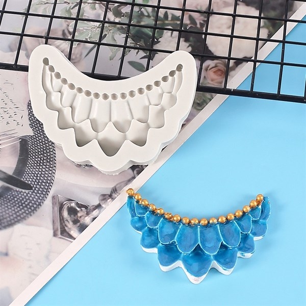 Khuôn Silicon - Viền Họa Tiết - Hủ Vàng Ngọc Tầng