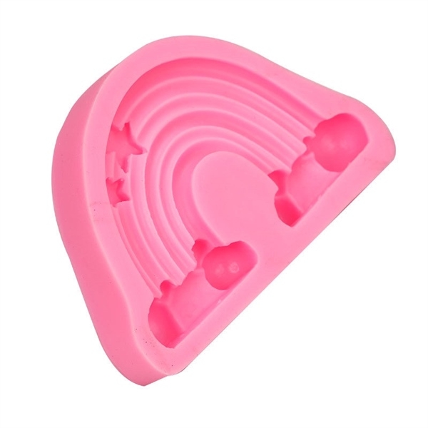 Khuôn Silicon - Bầu Trời - Cầu Vồng - 13.8cm