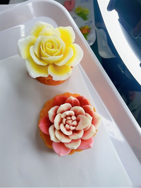 Khuôn Silicon - Hoa Hồng Nở - 9.5cm - 6 Cánh