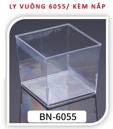 Ly Nhựa - Mika Vuông Mousse 6055 - Tiramisu 60X60X55cm