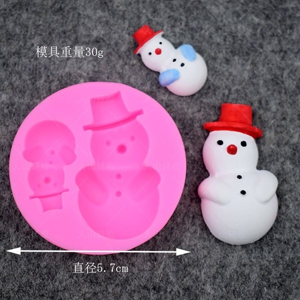 Khuôn Silicon - Noel - Người Nón 2c