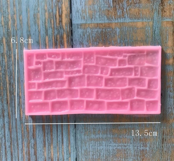 Khuôn Silicon - Viền Mảng Họa Tiết - Tường Gạch 13.5x6.8cm
