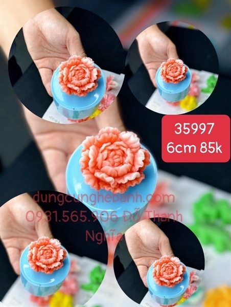 Khuôn Silicon - Hoa Cúc M59 - Cánh Thẳng - 6cm