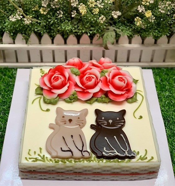 Khuôn Silicon - Động Vật - Mèo 7c Lớn Nhỏ