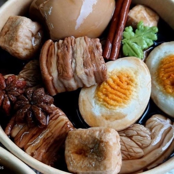 Khuôn Silicon - Món Ăn - Thịt Kho Tàu Set 10
