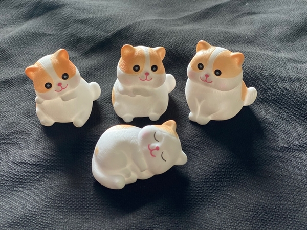 SET 4 CON MÈO- PHỤ KIỆN TRANG TRÍ BÁNH PKD