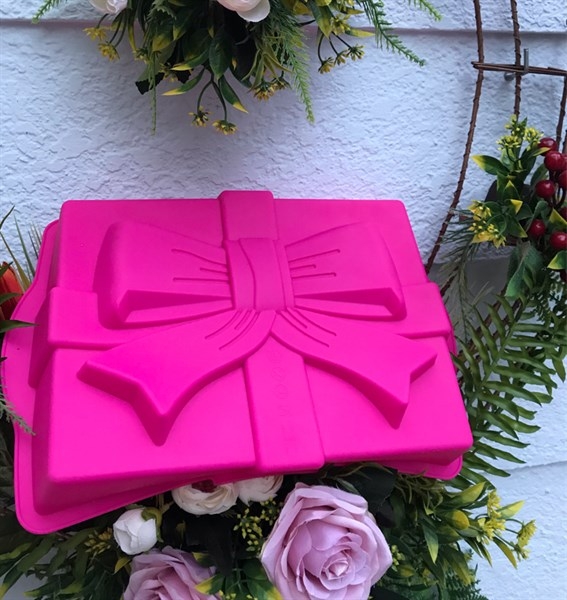 Khuôn Silicon - Nơ Gói Quà Hình Chữ Nhật 30x20cm