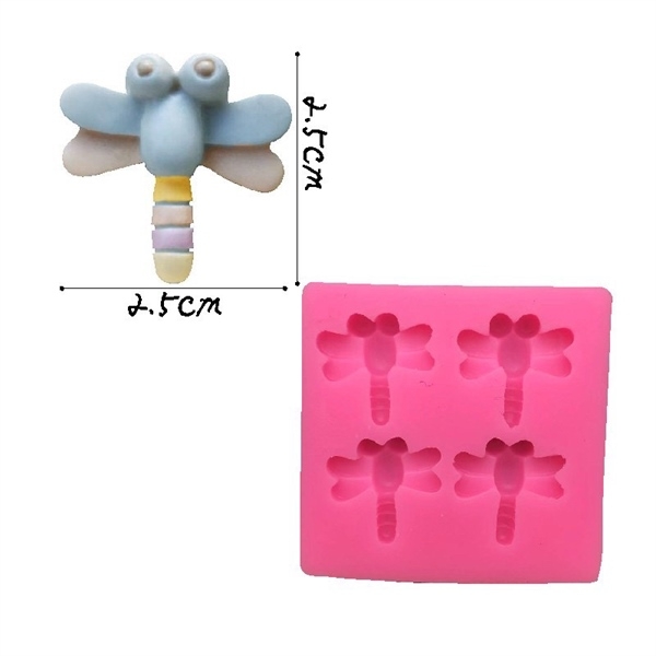 Khuôn Silicon - Côn Trùng - Chuồn Chuồn 4c