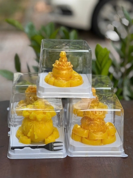 Hộp Nhựa - Vuông XY902 Kèm Nĩa - D8.3 Cao 10cm