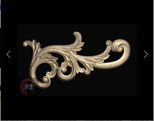 Khuôn Silicon - Viền Họa Tiết - Họa Tiết Cong 01