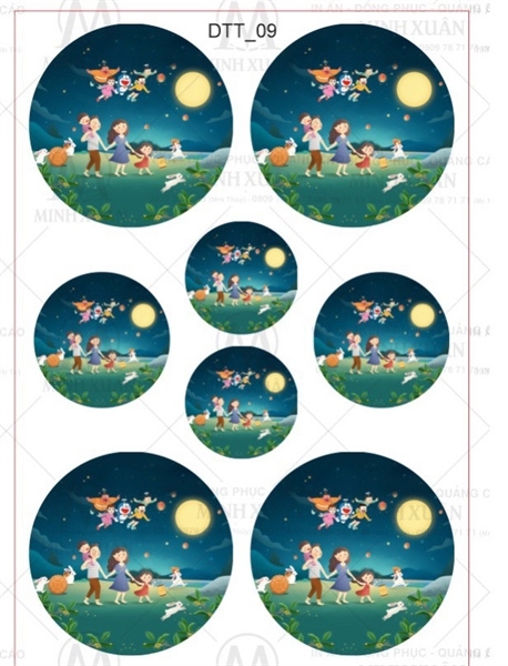 Decal Chủ Đề Trung Thu - DTT - DTT09