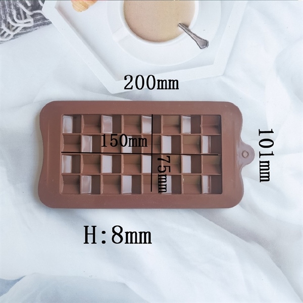 Khuôn Silicon - Viền VN - 17x8cm - VN12 - Vuông Nhọn